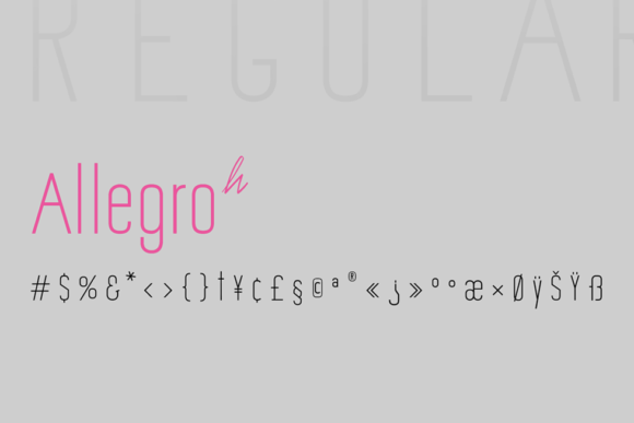 Allegro Sans: The Perfect Typeface for Modern Crafters