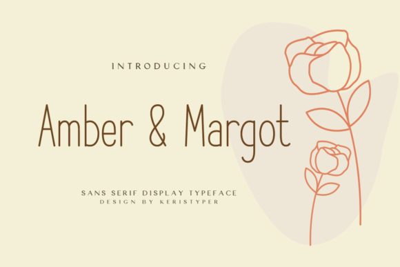 Amber Margot: A Clean Sans Serif Font for Editorial Design