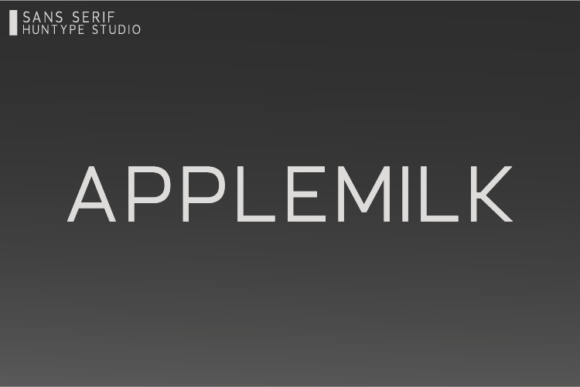 Applemilk: A Gentle Sans Serif Font for Modern Editorial Design