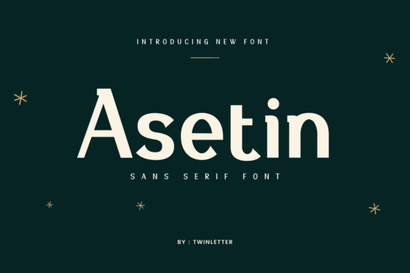 Asetin: A Clean Sans Serif Typeface for Modern Editorial Design