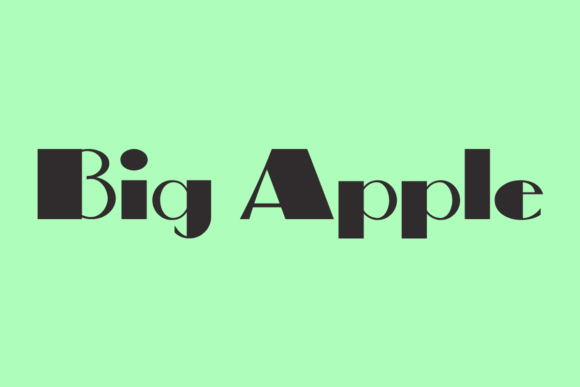 Big Apple Font: A Playful Typeface for Bold Branding