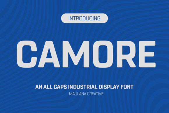 Camore: The Bold Sans Serif Font for Scroll-Stopping Marketing