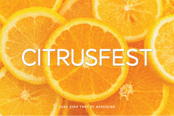 Citrusfest Font: A Fresh Typeface for Small Business Branding