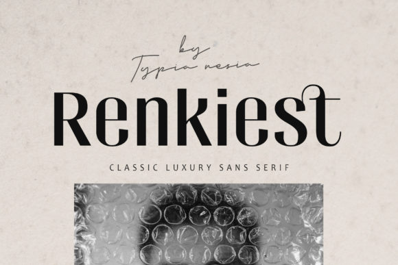 Elevate Your Brand with the Renkiest Sans Serif Typeface