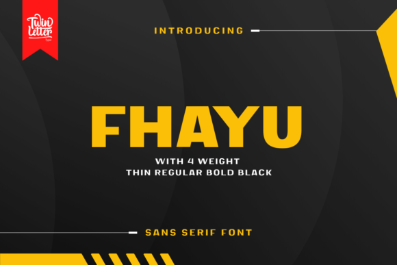 Fhayu: A Bold Sans Serif Typeface for Editorial Impact