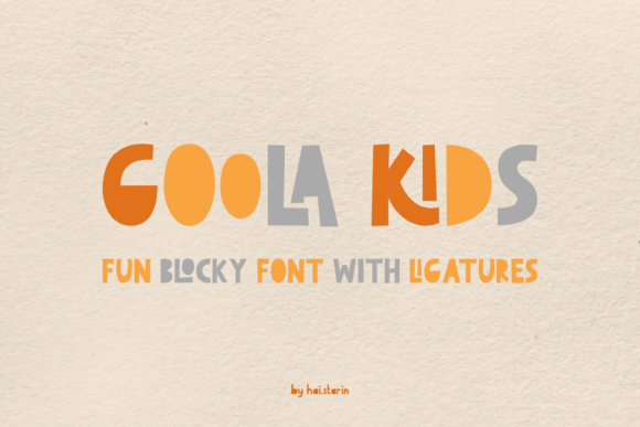 Goola Kids Font Review: A Playful Sans Serif for Branding