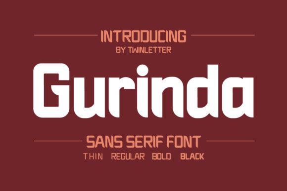 Gurinda: A Modern Sans Serif Font for Editorial Design