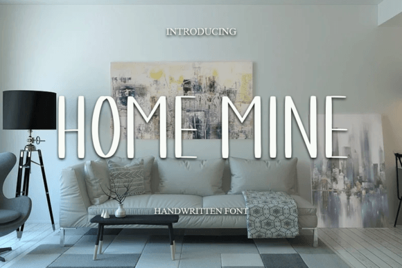 Home Mine: A Playful Sans Serif Font for Editorial Design