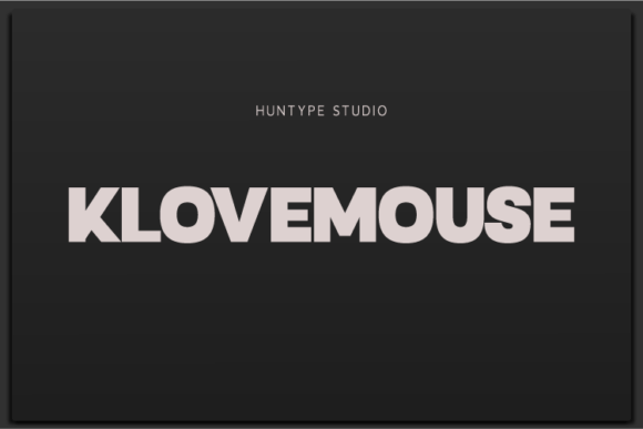 Klovemouse: The Versatile Sans Serif Font for Crafters