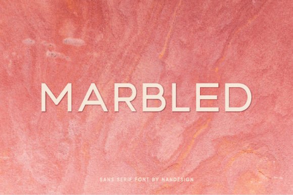 Marbled: The Sans Serif Font That Elevates Campaign Design