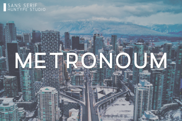 Metronoum: A Versatile Sans Serif Font for Modern Branding