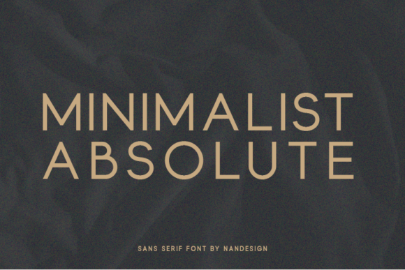 Minimalist Absolute: The Perfect Sans Serif Typeface for Editors