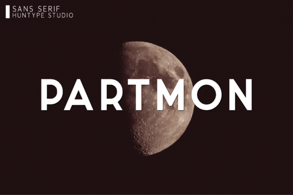 Partmon: The All-Caps Sans Serif Font for Modern Makers