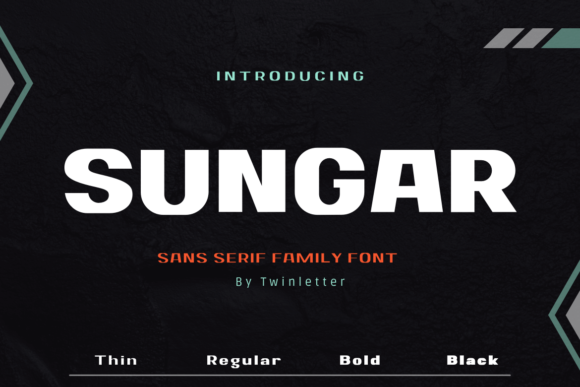 Sungar: A Modern Sans Serif Font for Web Design